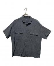 Porter Classic (ポータークラシック) SASHIKO STRETCH KEROUAC SHIRT グレー サイズ:L