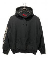 SUPREME (シュプリーム) Collegiate Sleeve Hooded Sweatshirt ブラック サイズ:L