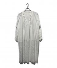 journal standard luxe (ジャーナルスタンダード ラックス) ラッフルレースドッキングワンピース ホワイト サイズ:-