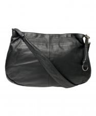 TOUT Y EST (トゥティエ) SAC NACELLE レザーワンショルダーバッグ ブラック