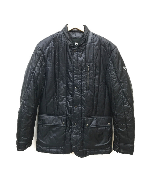 VICTORINOX（ビクトリノックス）VICTORINOX (ビクトリノックス) プリマロフト中綿ジャケット ブラック サイズ:48/38の古着・服飾アイテム