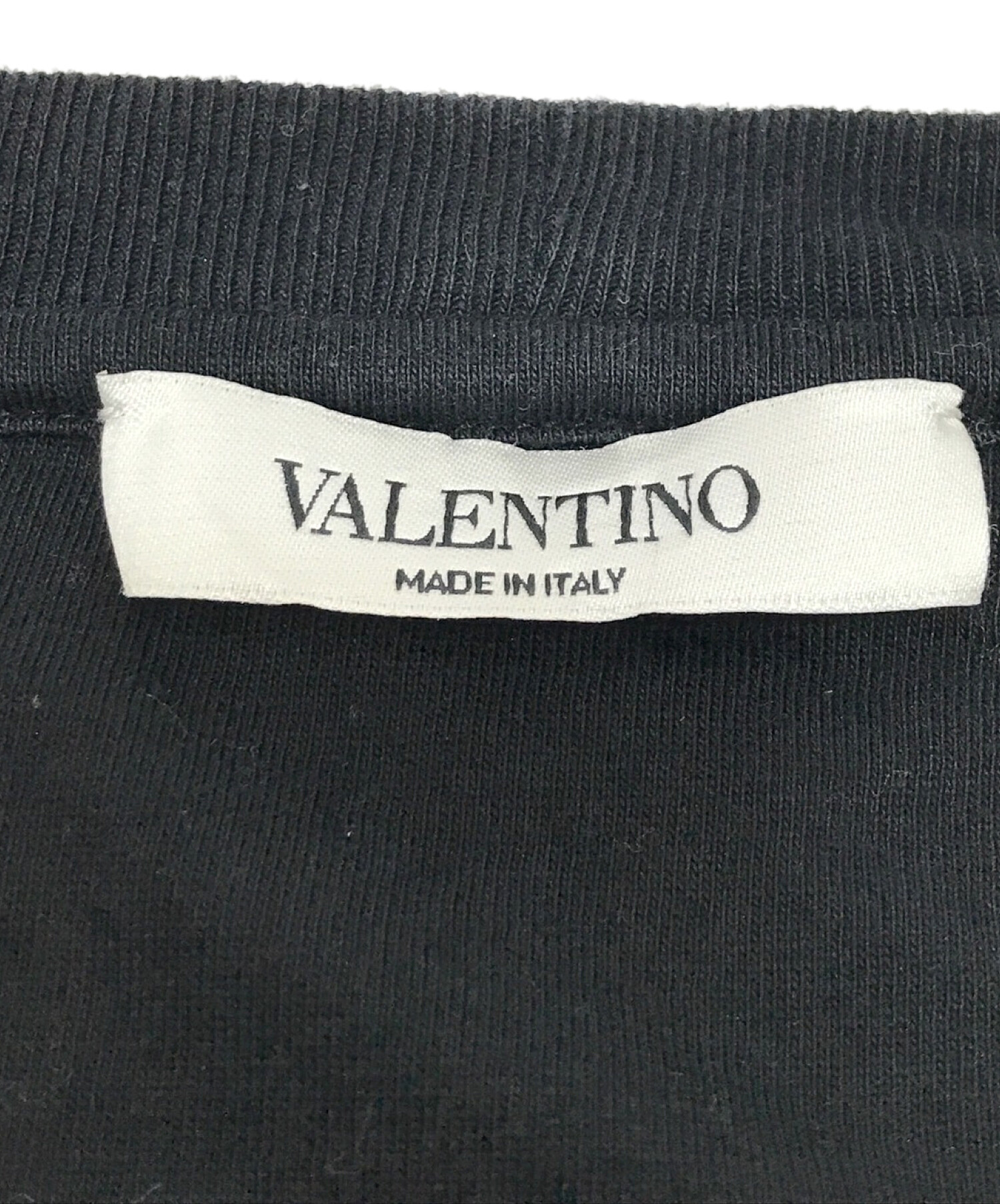 VALENTINO (ヴァレンティノ) ポケットTシャツ ブラック サイズ:XL