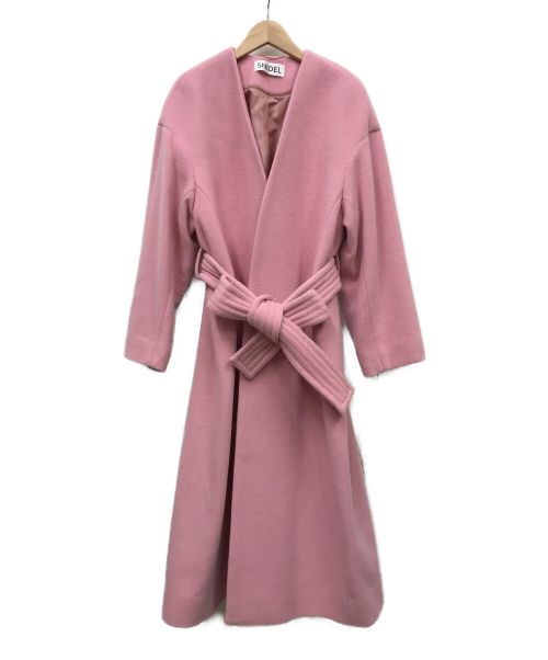 Snidel（スナイデル）Snidel (スナイデル) カシミヤ混コート ピンクの古着・服飾アイテム