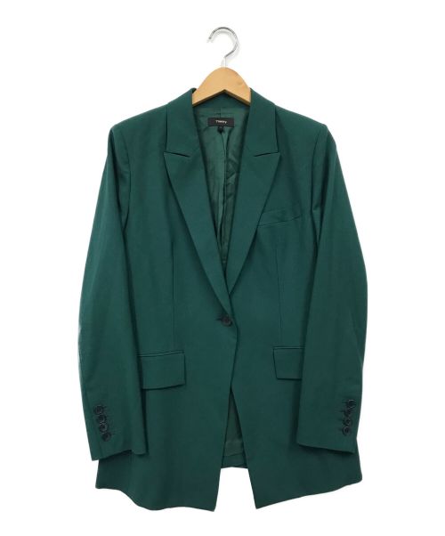 theory（セオリー）theory (セオリー) テーラードジャケット グリーン サイズ:4の古着・服飾アイテム