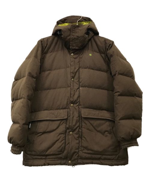 Snow peak（スノーピーク）Snow peak (スノーピーク) ダウンジャケット ブラウン サイズ:Mの古着・服飾アイテム
