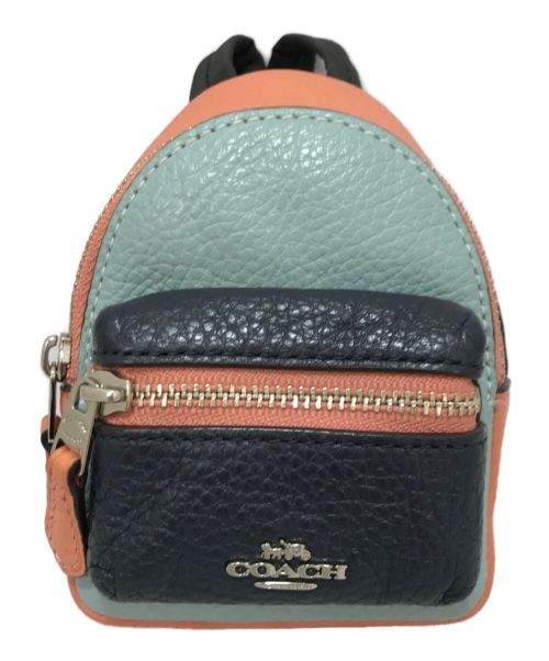 中古 古着通販 Coach コーチ ペプルレザーカラーブロックリュックサックキーホルダー ブランド 古着通販 トレファク公式 Trefac Fashion 中古 古着通販 Coach コーチ ペプルレザーカラーブロックリュックサックキーホルダー ブランド 古着通販 トレファク公式 Trefac Fashion