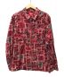 SUPREME（シュプリーム）の古着「broken paisley flannel zip shirt ペイズリーフランネルジップシャツ ジャケット」｜レッド