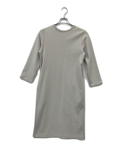 CINOH（チノ）CINOH (チノ) ジャガードワンピース ホワイト サイズ:36の古着・服飾アイテム