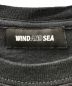 WIND AND SEA (ウィンダンシー) SEA (wavy) T-SHIRTS / ロゴプリントTシャツ ブラック サイズ:M：3980円
