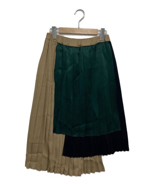 ASTRAET（アストラット）ASTRAET (アストラット) ランダムプリーツスカート ベージュ サイズ:1の古着・服飾アイテム