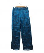 MATSUFUJI（）の古着「DAYDREAM Prinnted Trousers」｜ブルー