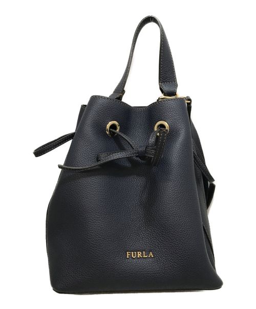 FURLA（フルラ）FURLA (フルラ) ショルダーバッグ ネイビーの古着・服飾アイテム