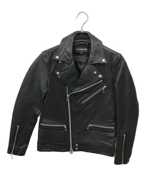 JACKROSE（ジャックローズ）JACKROSE (ジャックローズ) レザージャケット ブラック サイズ:２の古着・服飾アイテム