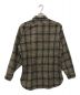 PENDLETON (ペンドルトン) 70sチェックウールシャツ ブラウン サイズ:XL：5800円