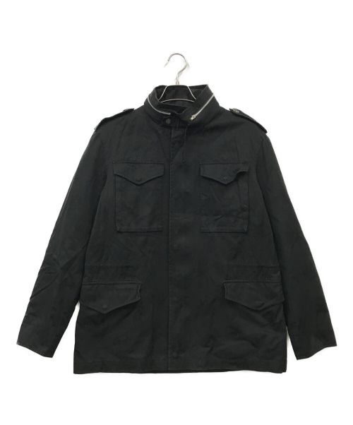 lucien pellat-finet（ルシアン・ペラフィネ）lucien pellat-finet (ルシアン・ペラフィネ) M65ジャケット ブラック サイズ:Mの古着・服飾アイテム