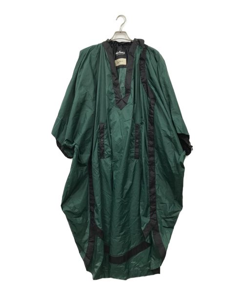 JUN MIKAMI（ジュン ミカミ）JUN MIKAMI (ジュン ミカミ) ハット付きレインポンチョ グリーン サイズ:Fの古着・服飾アイテム
