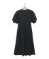 AKIRA NAKA (アキラナカ) Lantan sleeve jersey dress（ランタン スリーブ ジャージー ドレス） ブラック サイズ:1 未使用品：17800円