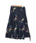 Engineered Garments (エンジニアードガーメンツ) フラワー刺繍ラップスカート インディゴ サイズ:1：6800円