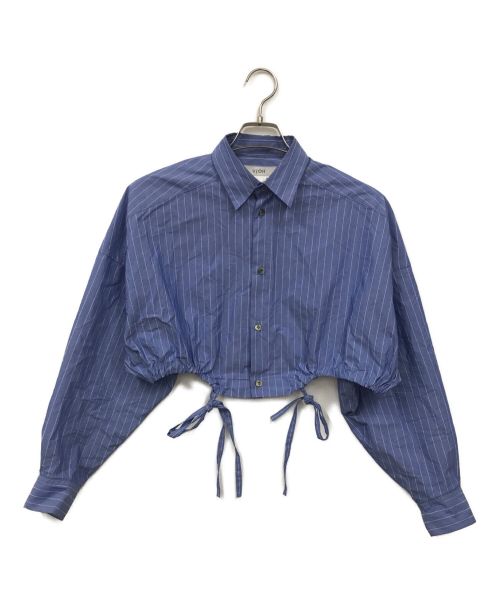Ujoh（ウジョー）Ujoh (ウジョー) Cropped Shirt（クロップドシャツ） スカイブルー サイズ:2の古着・服飾アイテム