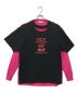 BALENCIAGA（バレンシアガ）の古着「ドッキングTシャツ」｜ピンク