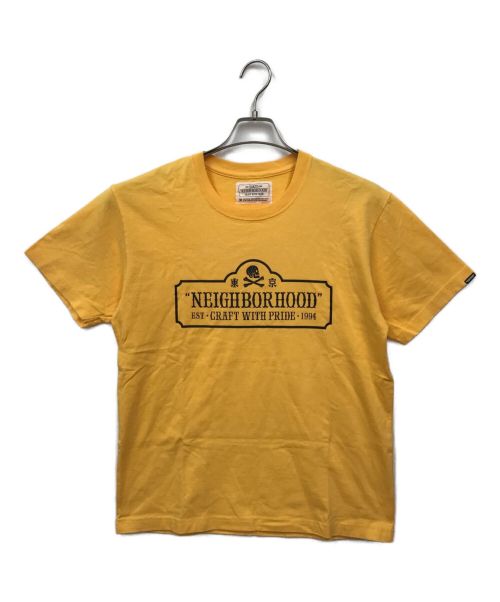 NEIGHBORHOOD（ネイバーフッド）NEIGHBORHOOD (ネイバーフッド) 東京ロゴTシャツ イエロー サイズ:Mの古着・服飾アイテム
