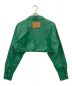 BASIC COTTON (ベーシックコットン) フェイクレザージャケット グリーン サイズ:F：5000円
