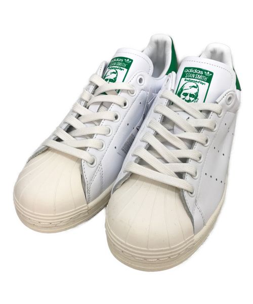 adidas（アディダス）adidas (アディダス) SUPER STAN（スーパー スタン） ホワイト サイズ:US7 未使用品の古着・服飾アイテム