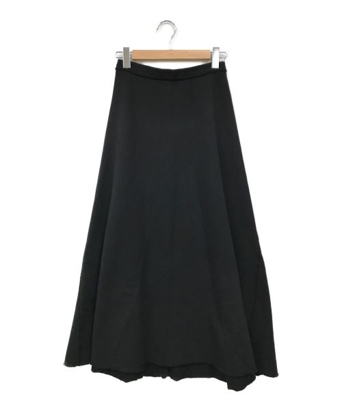 ATON（エイトン）ATON (エイトン) スウェットスカート ブラック サイズ:01の古着・服飾アイテム