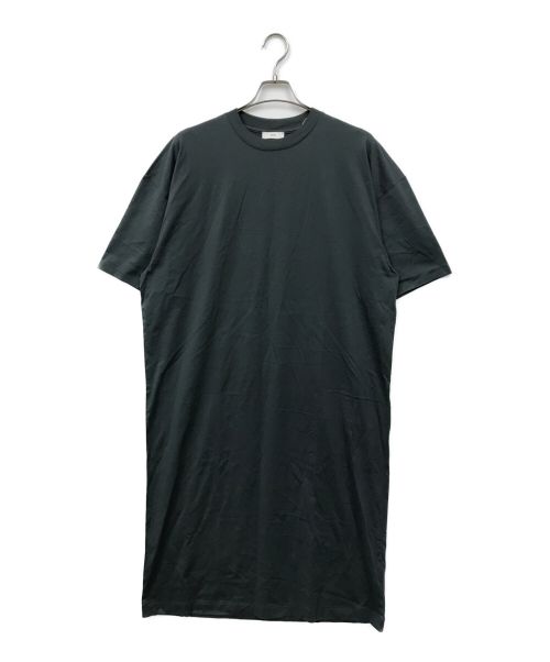 ATON（エイトン）ATON (エイトン) Tシャツワンピース グリーン サイズ:2 未使用品の古着・服飾アイテム