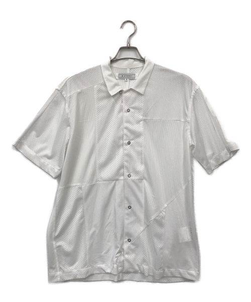 ANREALAGE（アンリアレイジ）ANREALAGE (アンリアレイジ) 半袖シャツ ホワイト サイズ:48の古着・服飾アイテム