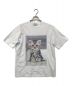 MSGM（エムエスジーエム）の古着「CATグラフィックTシャツ」｜ホワイト