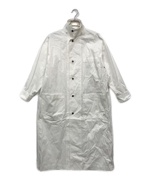 YLEVE（イレーヴ）YLEVE (イレーヴ) ハイカウントツイルコート ホワイト サイズ:1の古着・服飾アイテム