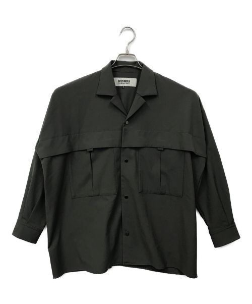 BASISBROEK（バージスブルック）BASISBROEK (バージスブルック) シャツジャケット グリーン サイズ:2の古着・服飾アイテム
