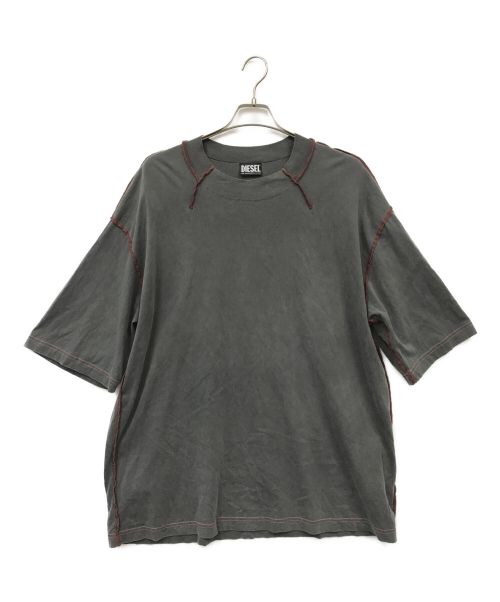 DIESEL（ディーゼル）DIESEL (ディーゼル) T-Volock oversized T-shirt ブラック サイズ:XLの古着・服飾アイテム
