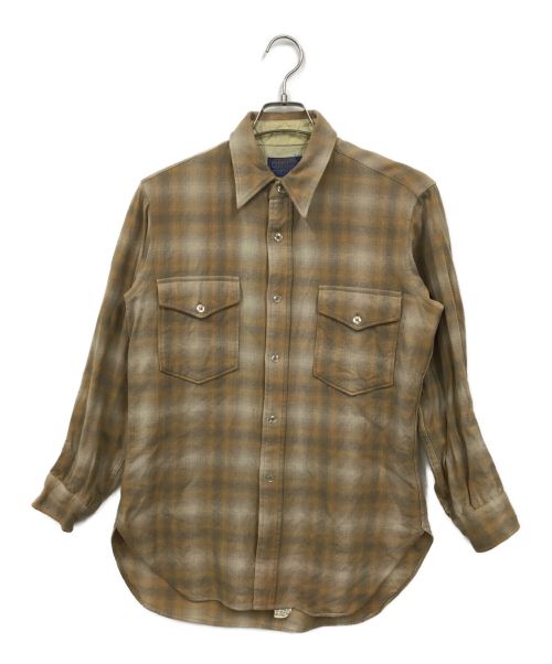 PENDLETON（ペンドルトン）PENDLETON (ペンドルトン) チェックシャツ ベージュ サイズ:表記無しの古着・服飾アイテム