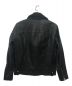 ALL SAINTS (オールセインツ) ボア付ラムレザージャケット ブラック サイズ:M：14800円