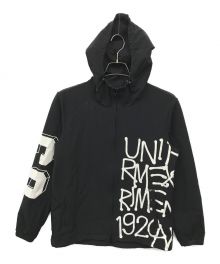 uniform experiment（ユニフォームエクスペリメント）の古着「フーデッドジャケット」｜ブラック