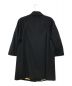 HERNO (ヘルノ) 裏地スカーフ柄シルクステンカラーコート ブラック サイズ:42：14800円