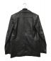 Saint Laurent Paris (サンローランパリ) カウレザーテーラードジャケット ブラック サイズ:38：89800円