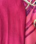 中古・古着 HERMES (エルメス) スカーフ切替ニットポロシャツ レッド サイズ:M：20800円