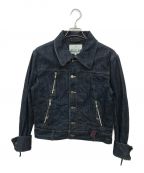 Vivienne Westwood manヴィヴィアン ウェストウッド マン）の古着「ジップデザインデニムジャケット」｜インディゴ
