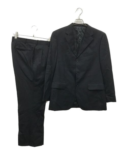 BURBERRY BLACK LABEL（バーバリーブラックレーベル）BURBERRY BLACK LABEL (バーバリーブラックレーベル) SUPER120'sセットアップスーツ ブラック サイズ:38Lの古着・服飾アイテム