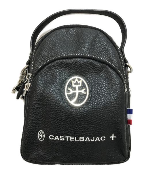 CASTELBAJAC（カステルバジャック）CASTELBAJAC (カステルバジャック) ハロゲンショルダーバッグ ブラックの古着・服飾アイテム