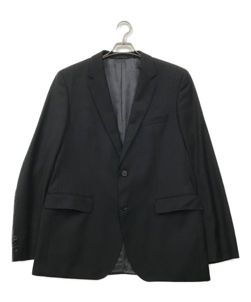 BOSS HUGO BOSS（ボス ヒューゴボス）BOSS HUGO BOSS (ボス ヒューゴボス) テーラードジャケット ブラック サイズ:52の古着・服飾アイテム