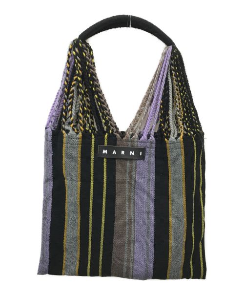 MARNI（マルニ）MARNI (マルニ) ハンモックトートバッグ パープルの古着・服飾アイテム