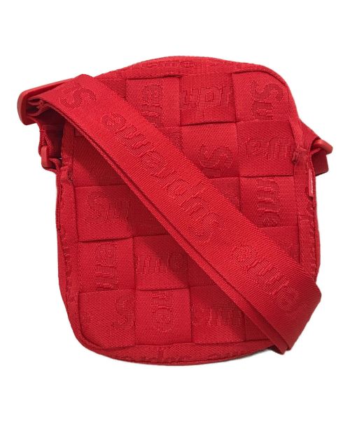 SUPREME（シュプリーム）SUPREME (シュプリーム) woven shoulder bag レッドの古着・服飾アイテム