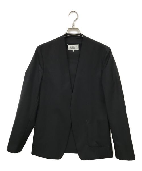 Maison Margiela（メゾンマルジェラ）Maison Margiela (メゾンマルジェラ) ノーカラージャケット ブラック サイズ:44の古着・服飾アイテム