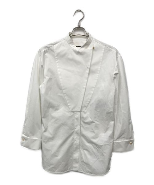 JIL SANDER（ジルサンダー）JIL SANDER (ジルサンダー) Relaxed Fit Long-Sleeve Shirt(リラックスフィットロングスリーブシャツ） ホワイト サイズ:34 未使用品の古着・服飾アイテム
