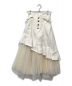 Belle vintage（ベル ヴィンテージ）の古着「ドッキングスカート」｜ホワイト