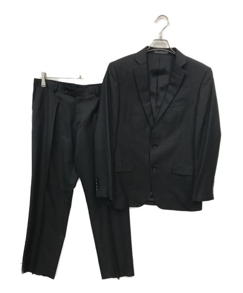 Calvin Klein（カルバンクライン）Calvin Klein (カルバンクライン) ストライプスーツ グレー サイズ:ジャケット36　パンツ32の古着・服飾アイテム